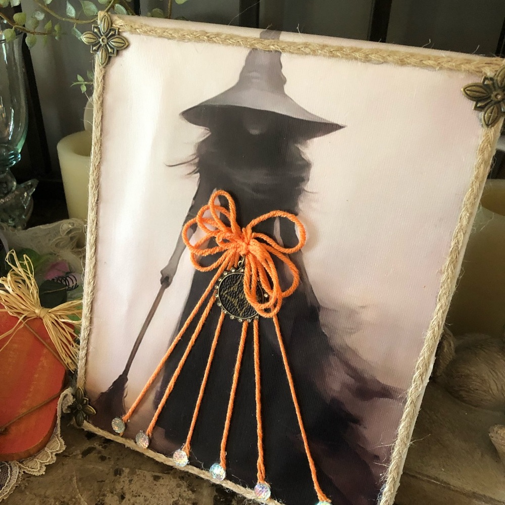 LV Witch on Canvas